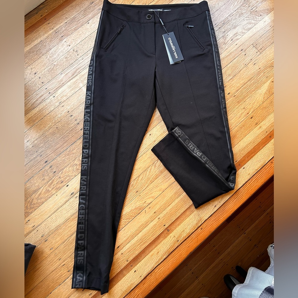 NWT Karl Lagerfeld Black Pants